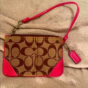 Coach wristlet/clutch